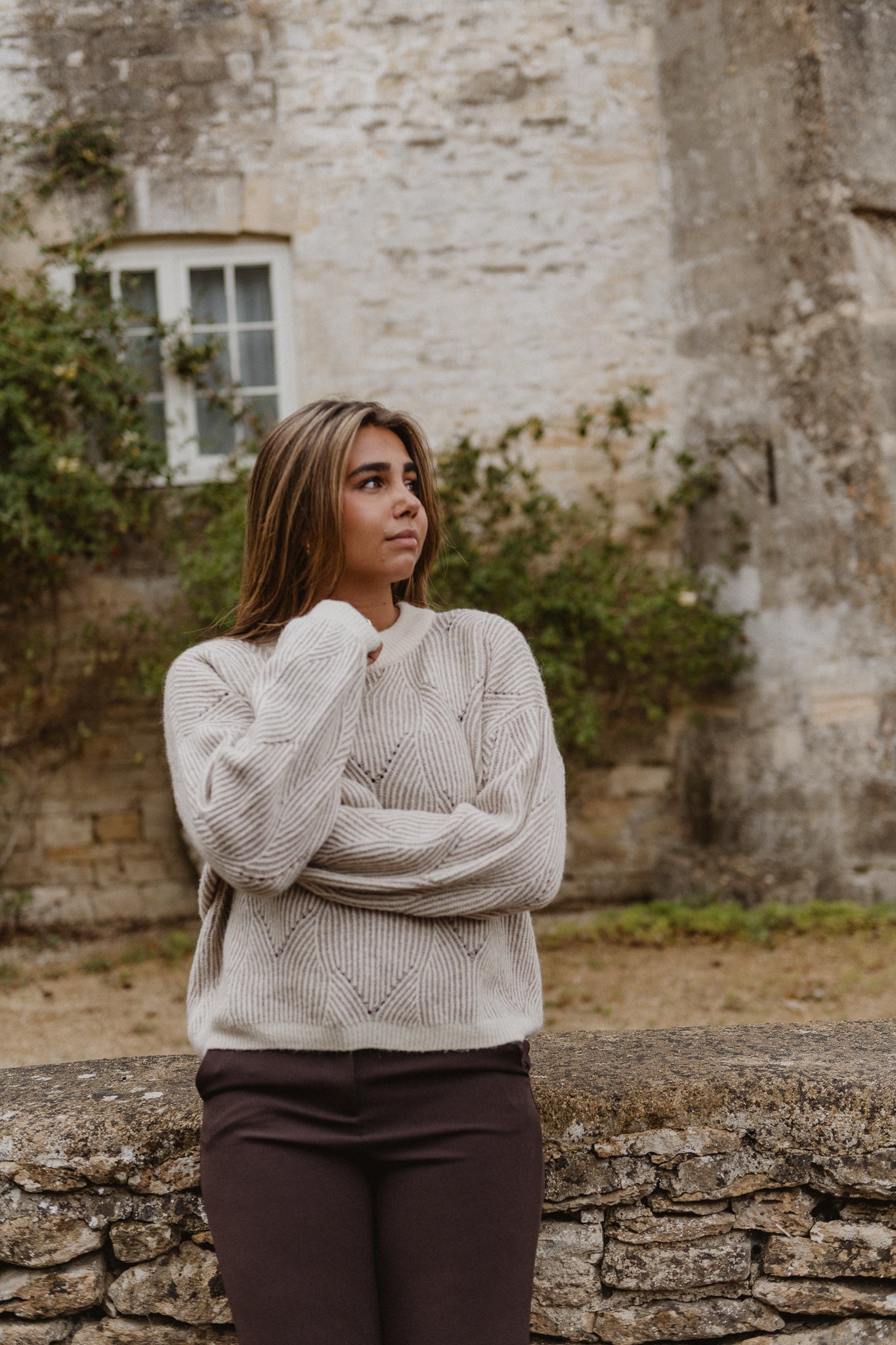 PCJENNA Pullover - Whitecap Gray